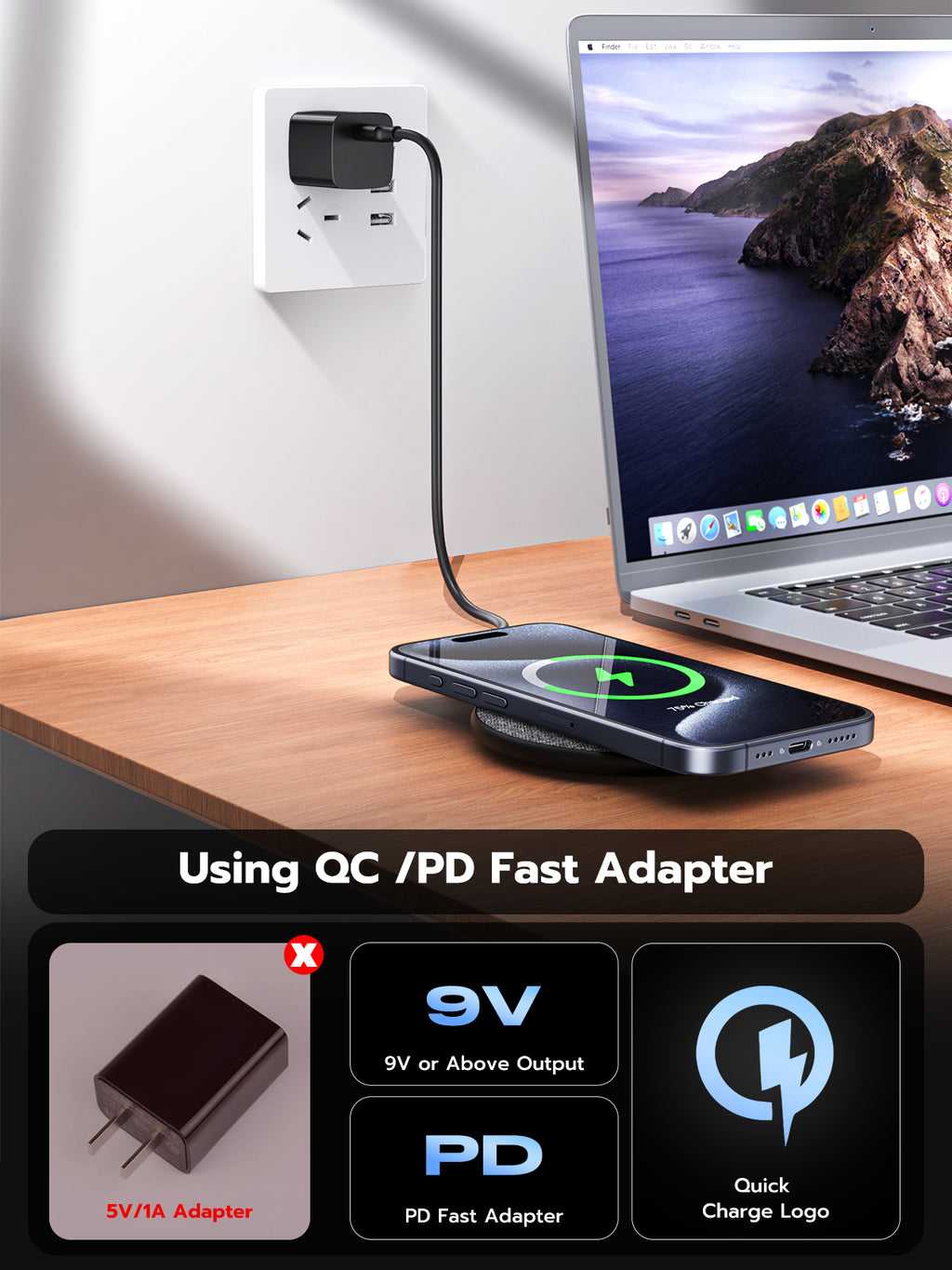 Wireless Charger Pad 1 Pack