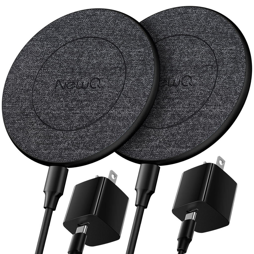 Wireless Charging Pad with 20W Adapter, 2 Pack