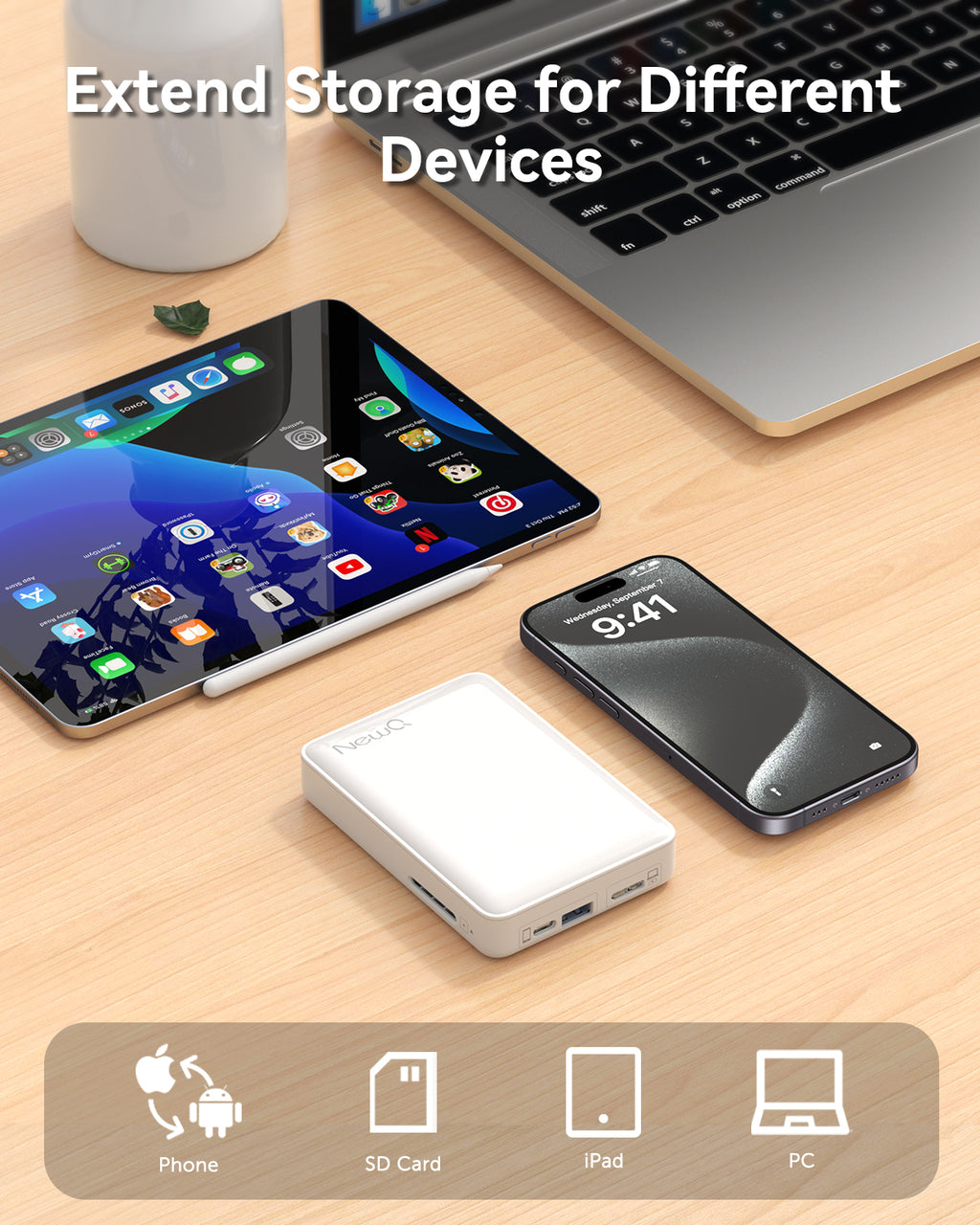 Phone Hard Drive for iPhone: 1 TB