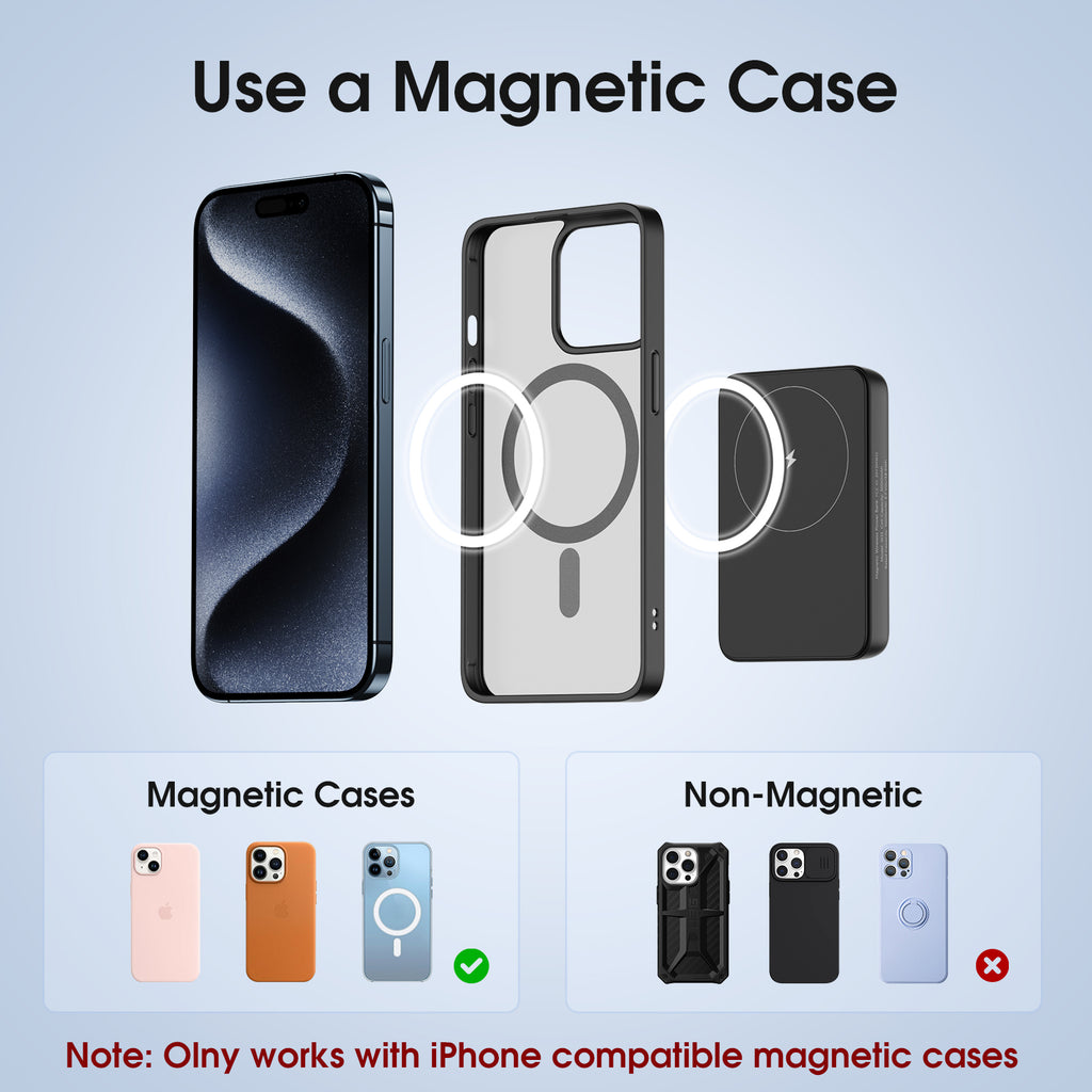 Wireless Magnetic Power Bank 5000 mAh